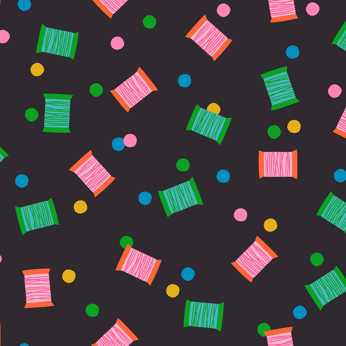 Ruby Star Society-Spools Soft Black-fabric-gather here online