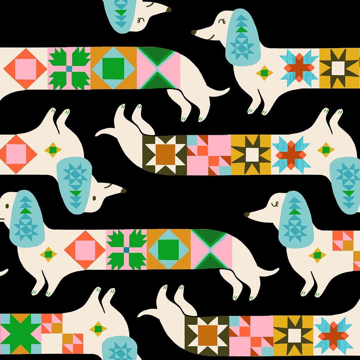 Ruby Star Society-Quilty Dog Soft Black-fabric-gather here online