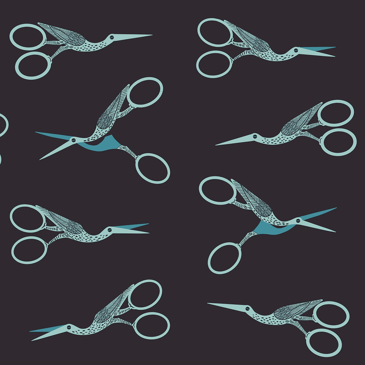 Ruby Star Society-Stork Scissors Soft Black-fabric-gather here online