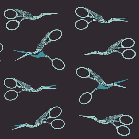 Ruby Star Society-Stork Scissors Soft Black-fabric-gather here online