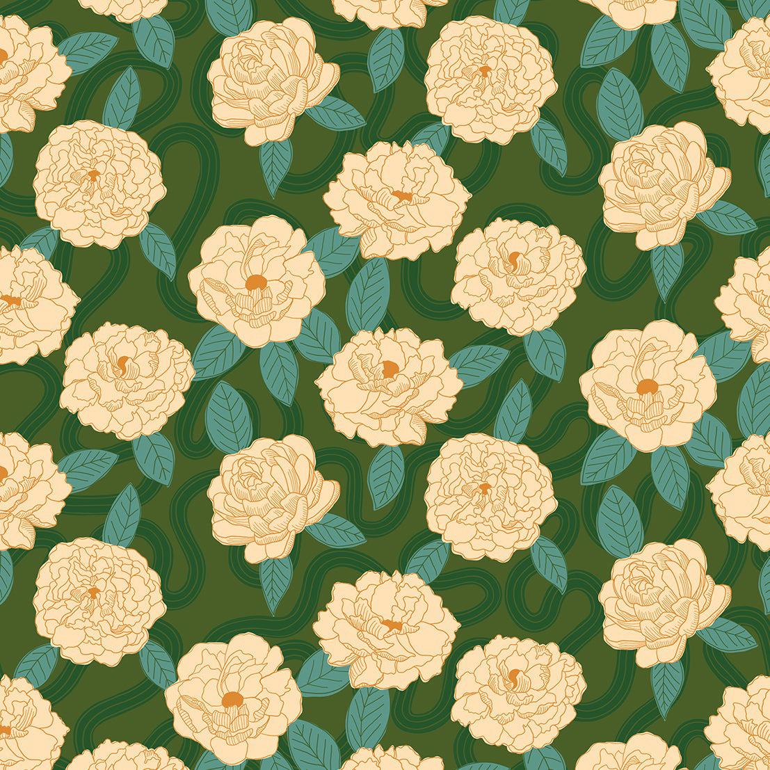 Ruby Star Society-Peonies Sarah Green-fabric-gather here online