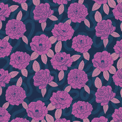 Ruby Star Society-Peonies Navy-fabric-gather here online