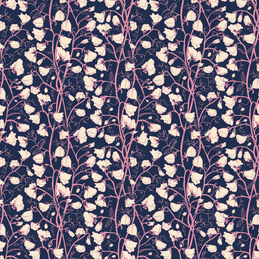 Ruby Star Society-Sweet Peas Navy-fabric-gather here online