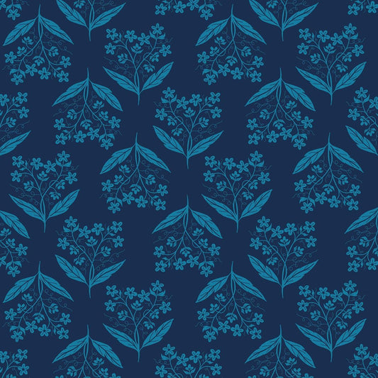 Ruby Star Society-Verbena Navy-fabric-gather here online