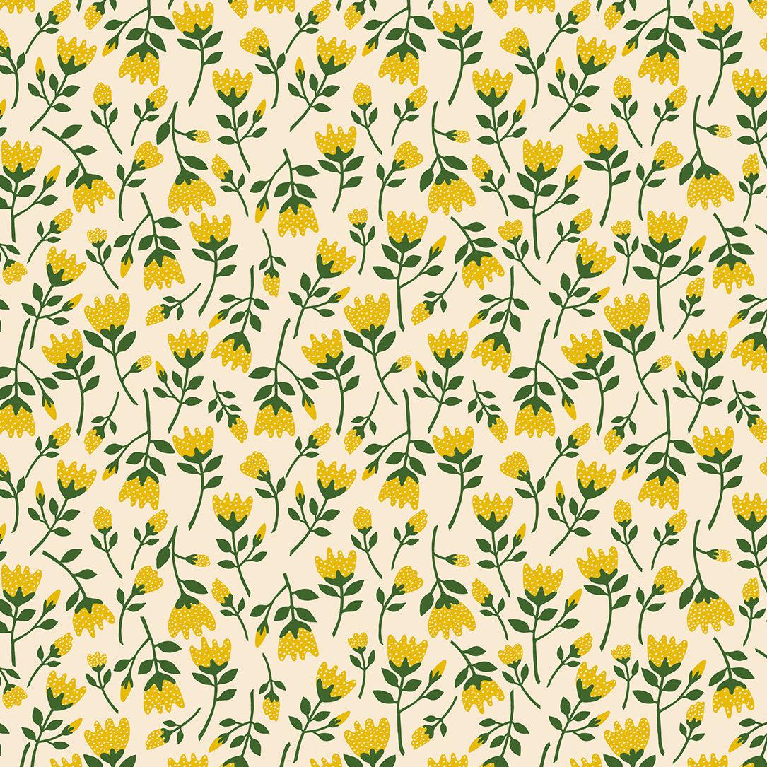 Ruby Star Society-Roses Goldenrod-fabric-gather here online
