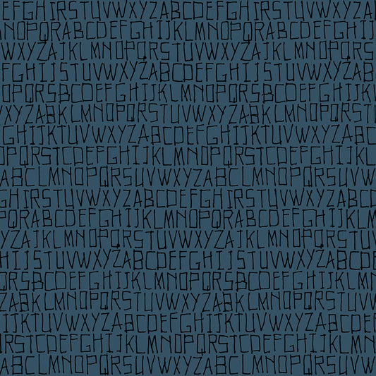 Ruby Star Society-Alphabet Prussian-fabric-gather here online