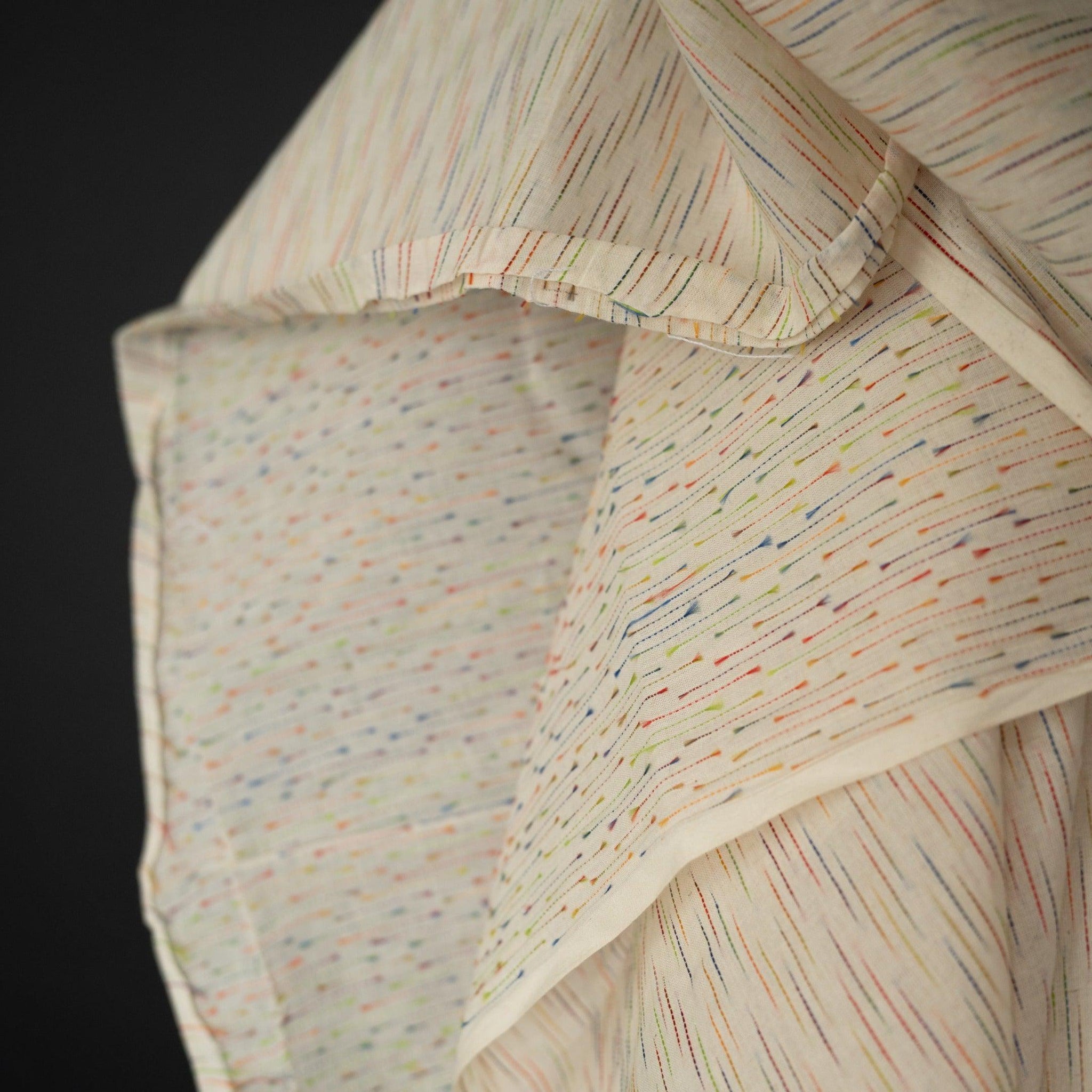 Merchant & Mills-Rainbow Dobby Indian Cotton-fabric-gather here online