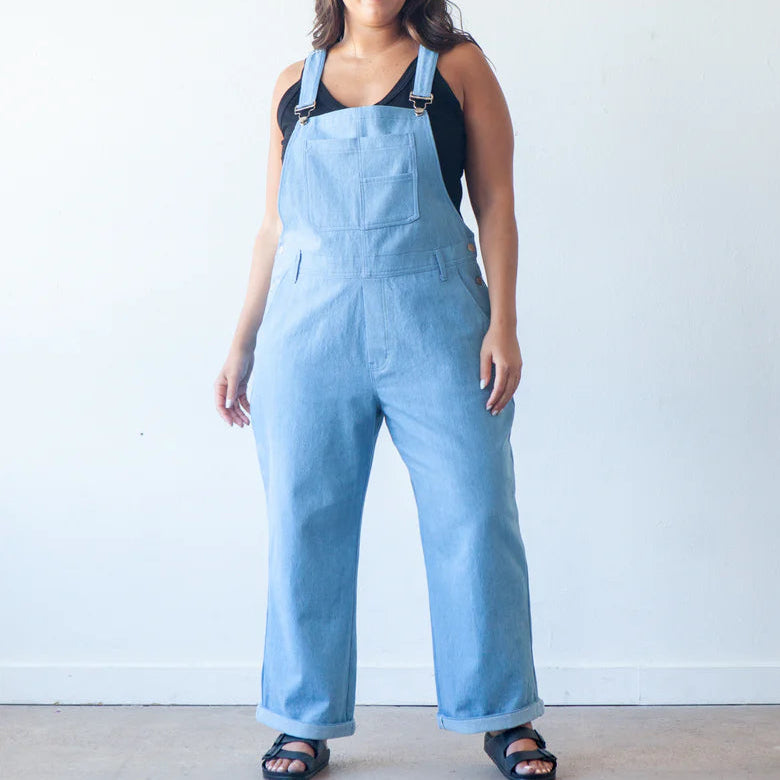 True Bias-Riley Overalls Pattern-sewing pattern-gather here online