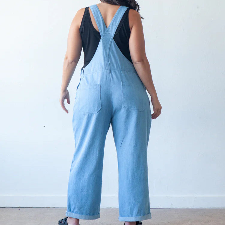 True Bias-Riley Overalls Pattern-sewing pattern-gather here online