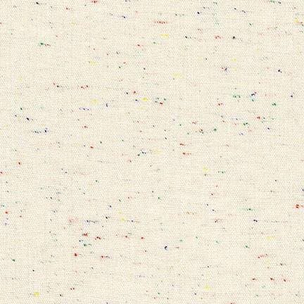 REMNANT: Essex Speckled Yarn Dyed (Discontinued), 1090 Cream, 30% OFF 1.5 YDS