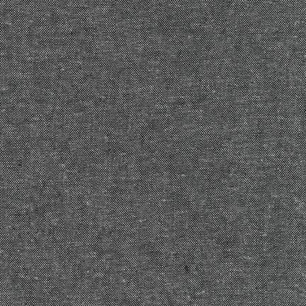 REMNANT: Essex Yarn Dyed Solids, 1071-Charcoal, 30% OFF 1.5 YDS