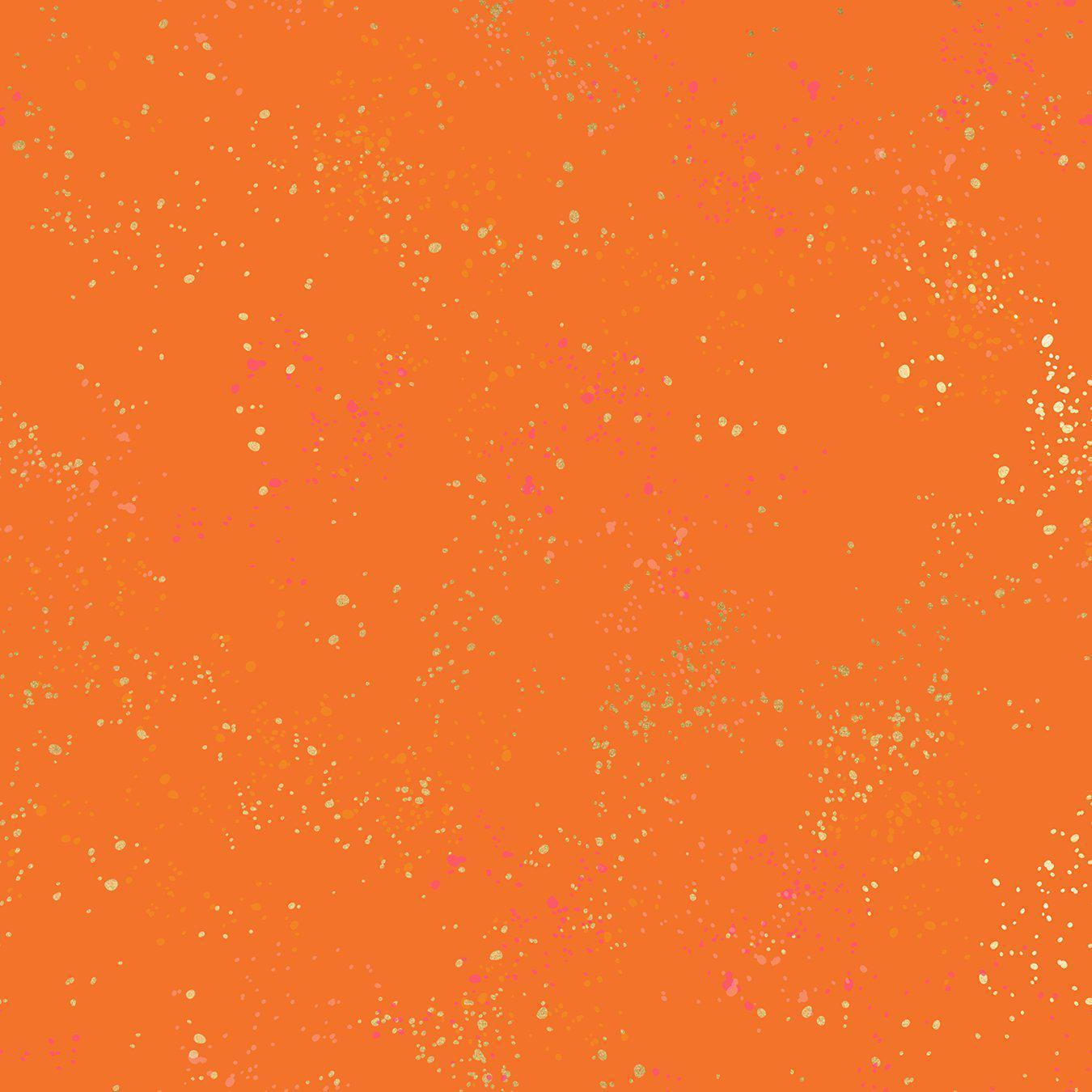 REMNANT: Speckled, 98M Metallic Burnt Orange, 30% OFF 1.83 YDS