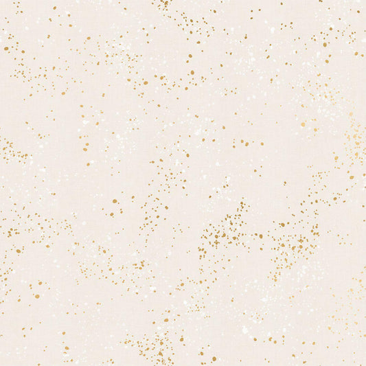 Ruby Star Society-REMNANT: Speckled Quilt Back 108" Wide, 14M White Gold 30% OFF 1.0 YD-fabric remnant-gather here online