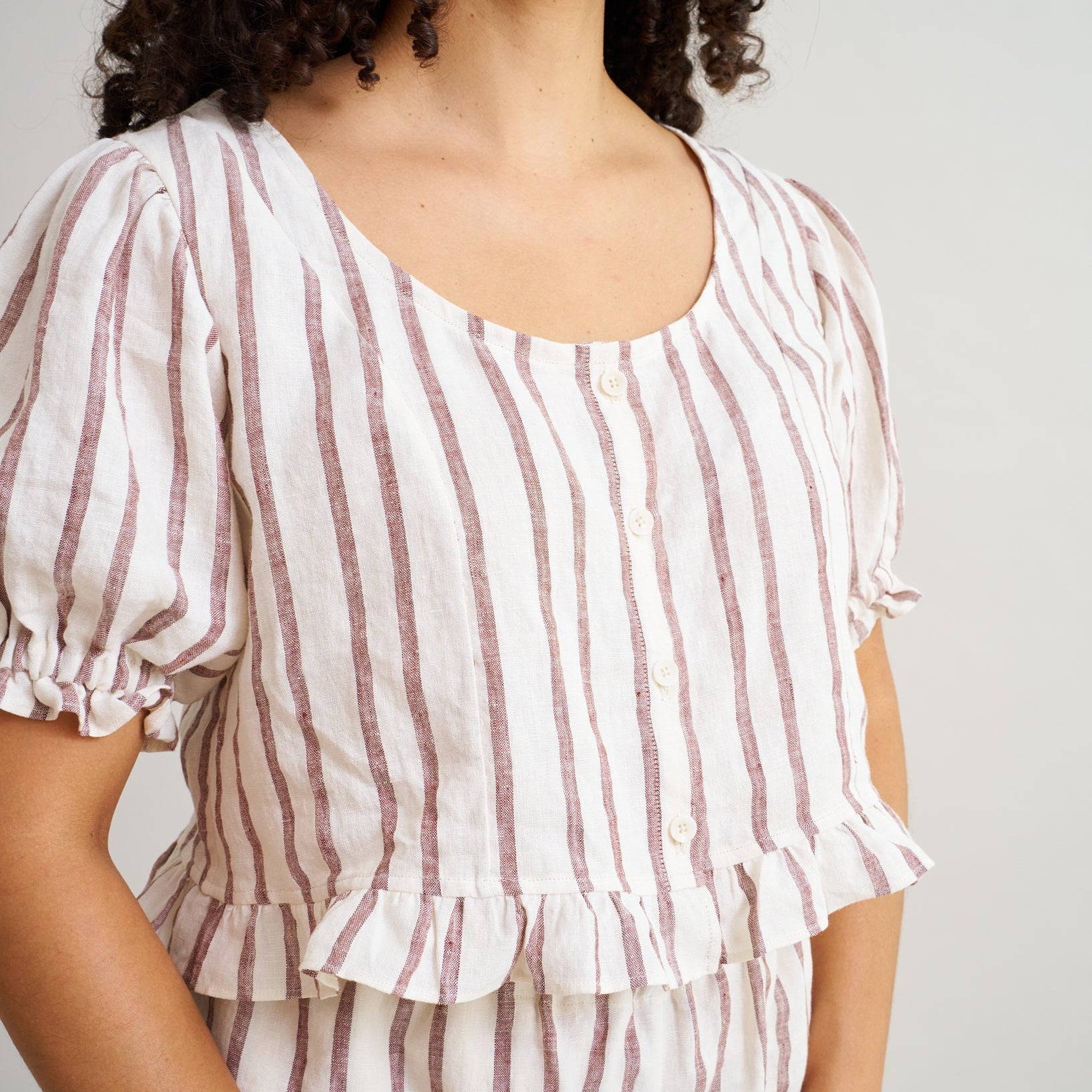 Matchy Matchy Sewing Club-Ruffle Brunch Set Pattern - PDF DOWNLOAD-sewing pattern-gather here online