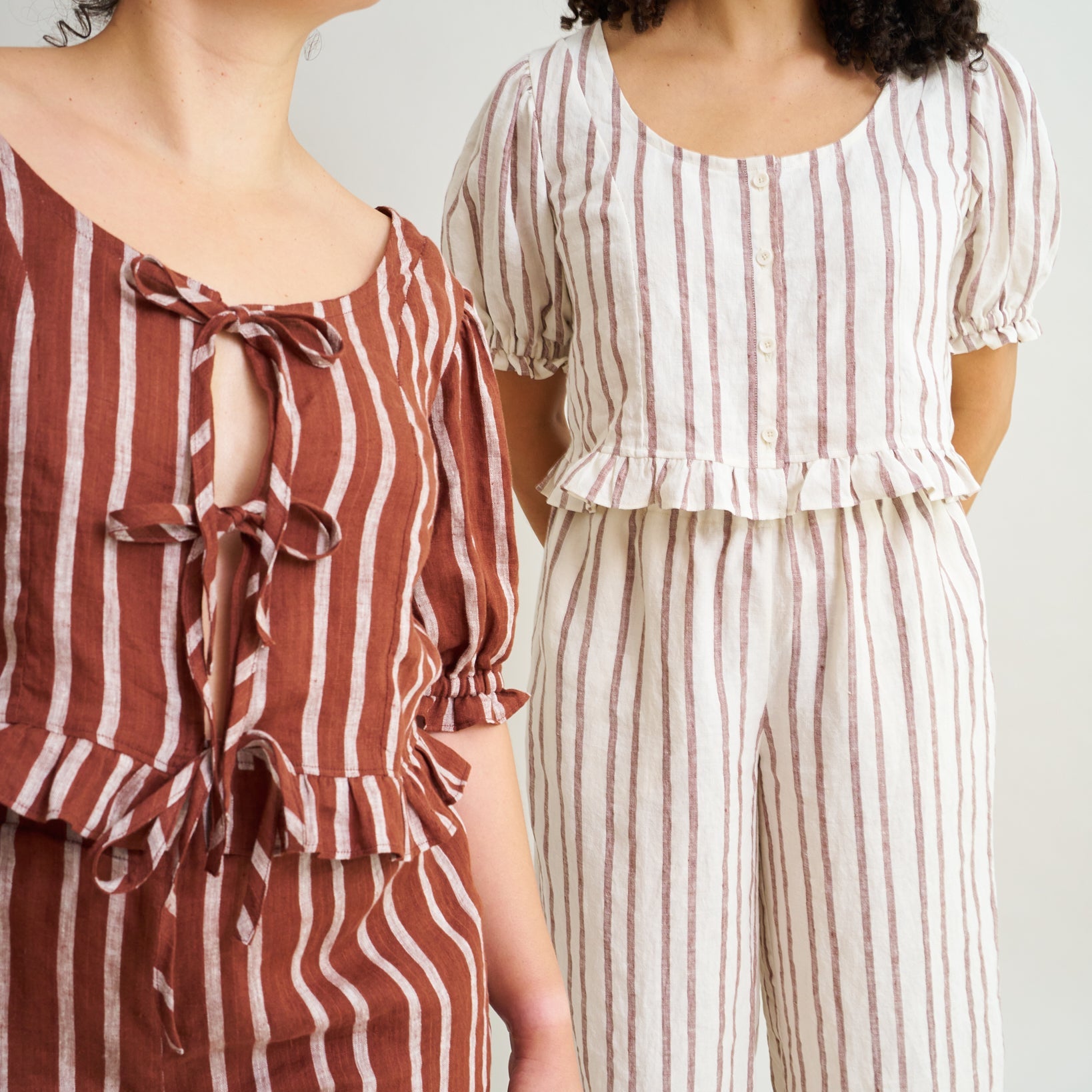 Matchy Matchy Sewing Club-Ruffle Brunch Set Pattern - PDF DOWNLOAD-sewing pattern-gather here online