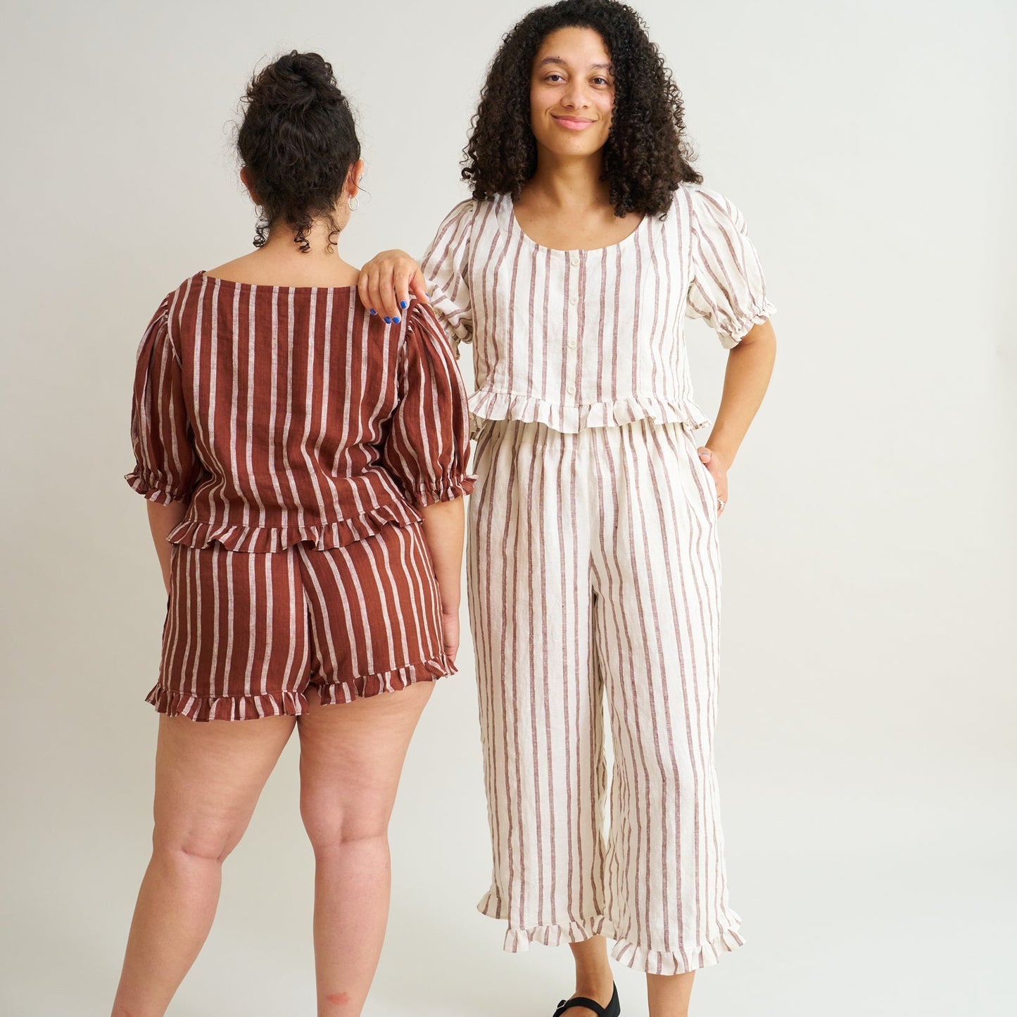 Matchy Matchy Sewing Club-Ruffle Brunch Set Pattern - PDF DOWNLOAD-sewing pattern-gather here online