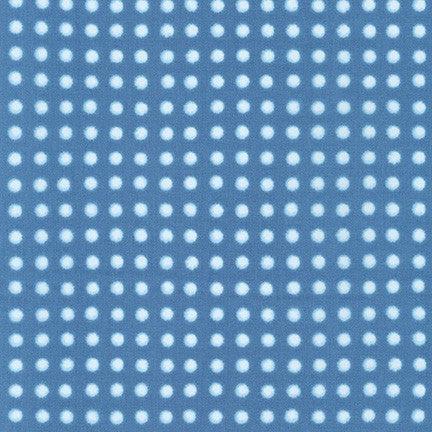 Sevenberry-Shibori Dots Blue-fabric-gather here online