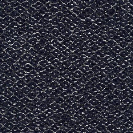 Robert Kaufman-Dots Waves Indigo-fabric-gather here online