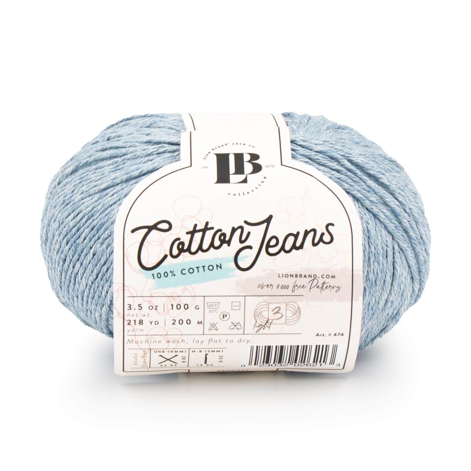 Lion Brand Yarns-LB Collection Cotton Jeans-yarn-gather here online