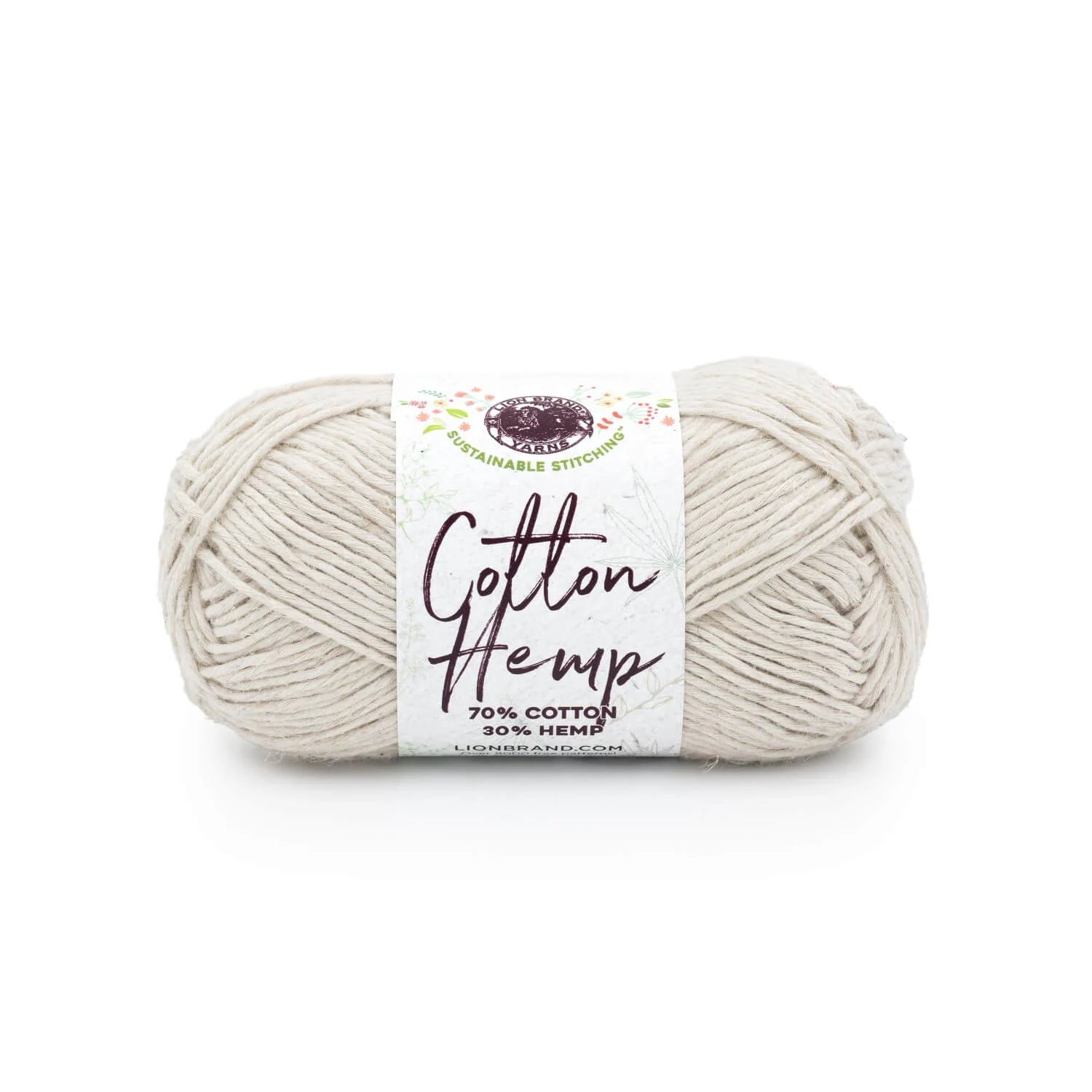 Lion Brand Yarns-Cotton Hemp-yarn-gather here online
