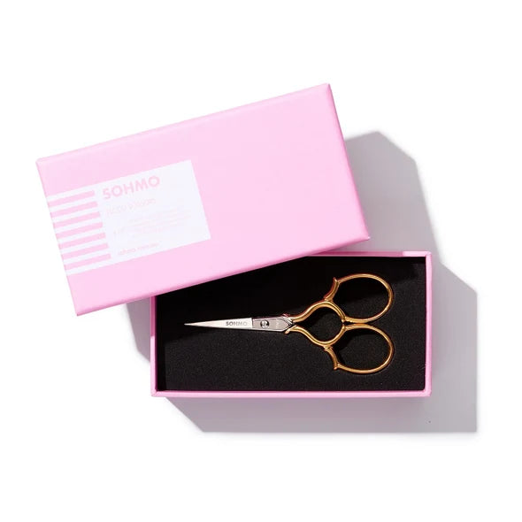SOHMO-Lecco Embroidery Scissors 3.5" - Gold-scissors + snips-gather here online