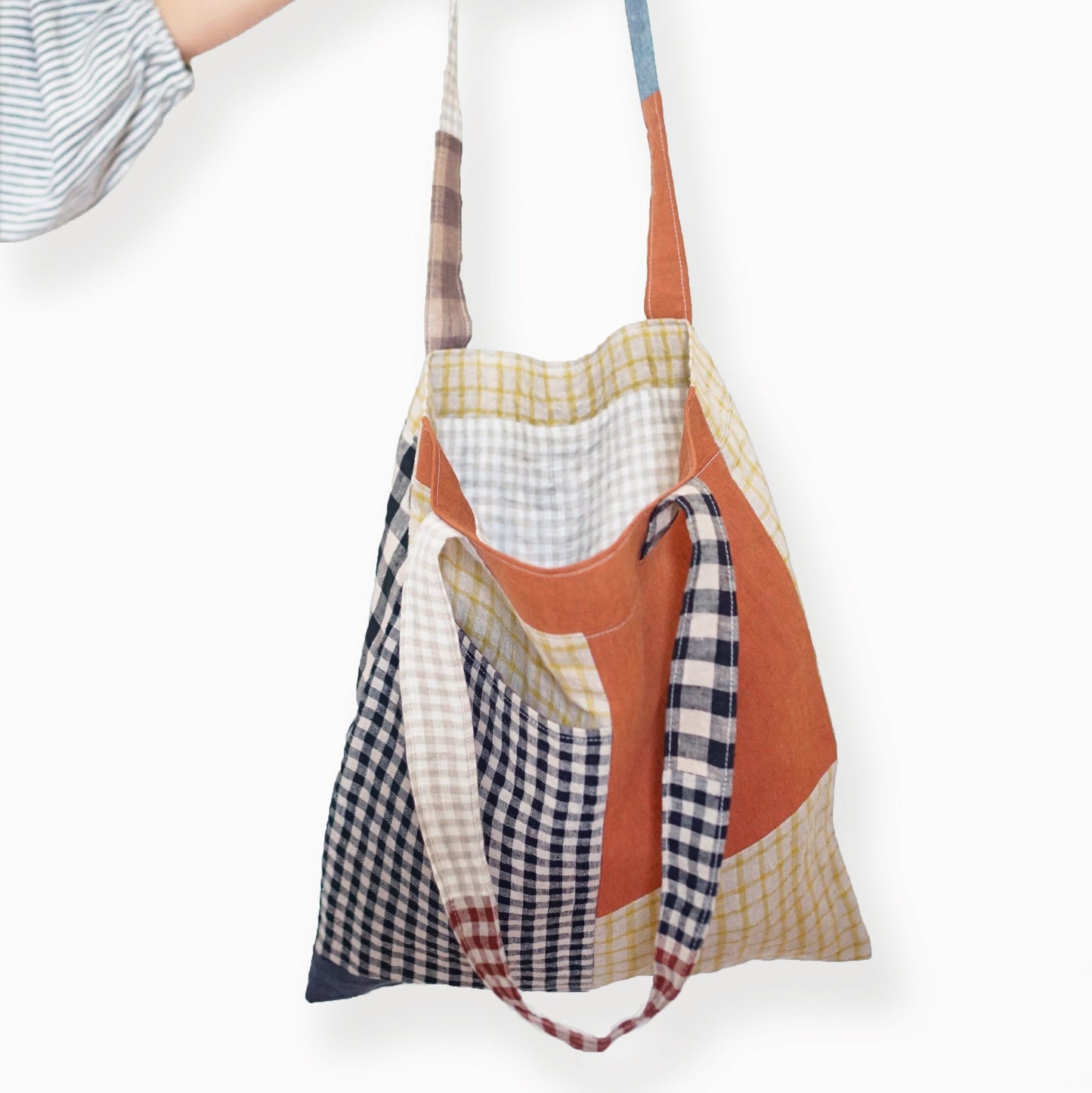 Stash Pocket Tote Pattern - PDF DOWNLOAD
