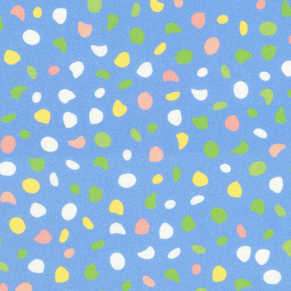 Robert Kaufman-Pebbles Periwinkle-fabric-gather here online