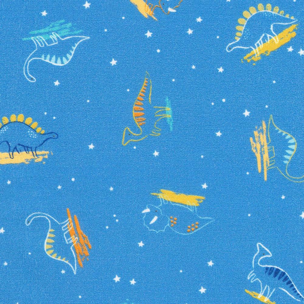 Robert Kaufman-Dino Stars Lake-fabric-gather here online