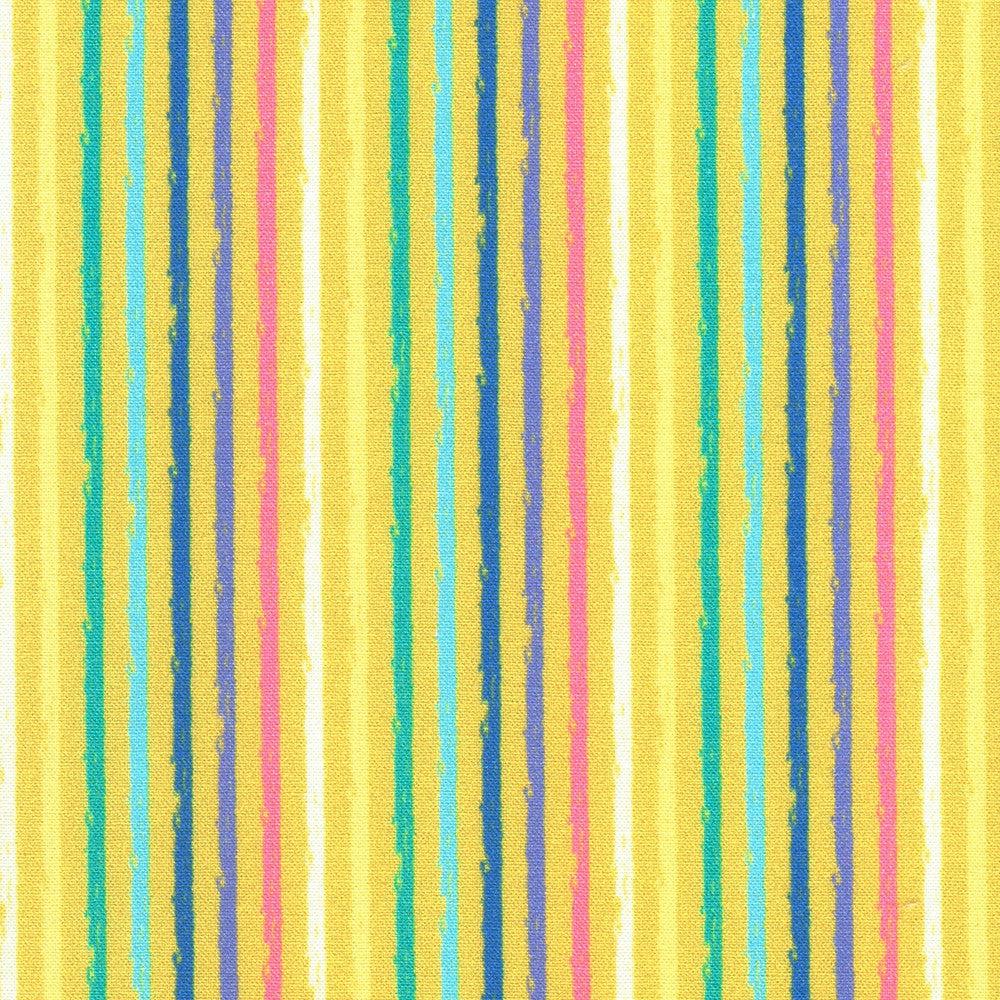 Robert Kaufman-Stripes Buttercup-fabric-gather here online