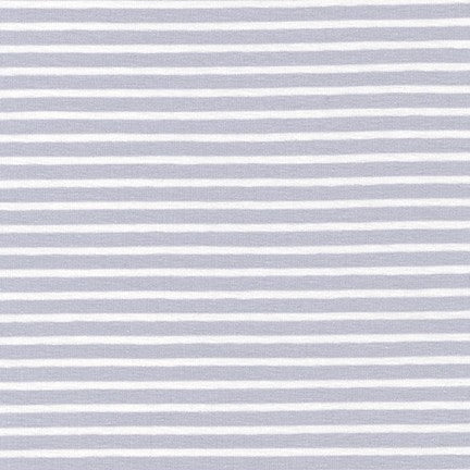 Robert Kaufman-Harbor Stripe Jersey Coastal Fog-fabric-gather here online