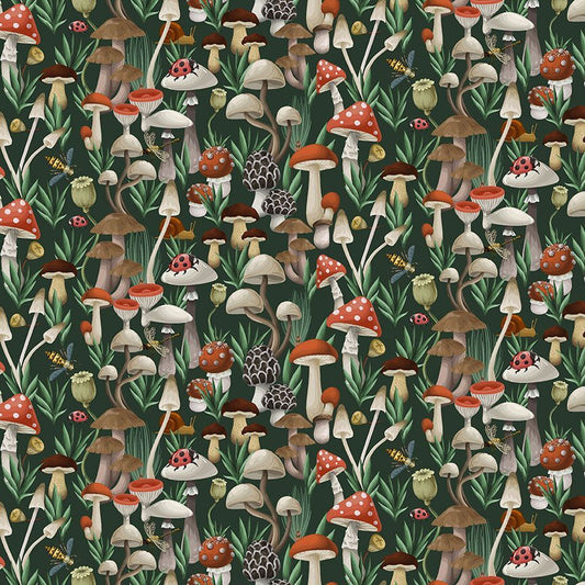Dear Stella-The Fungi Kingdom Forest-fabric-gather here online