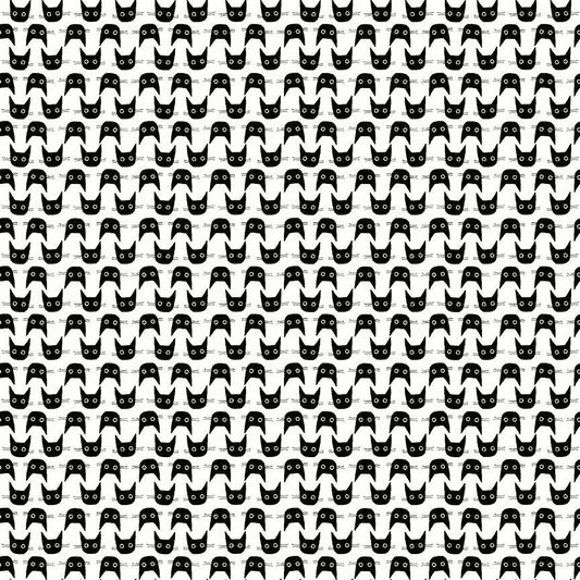 Dear Stella-Cat Heads-fabric-gather here online