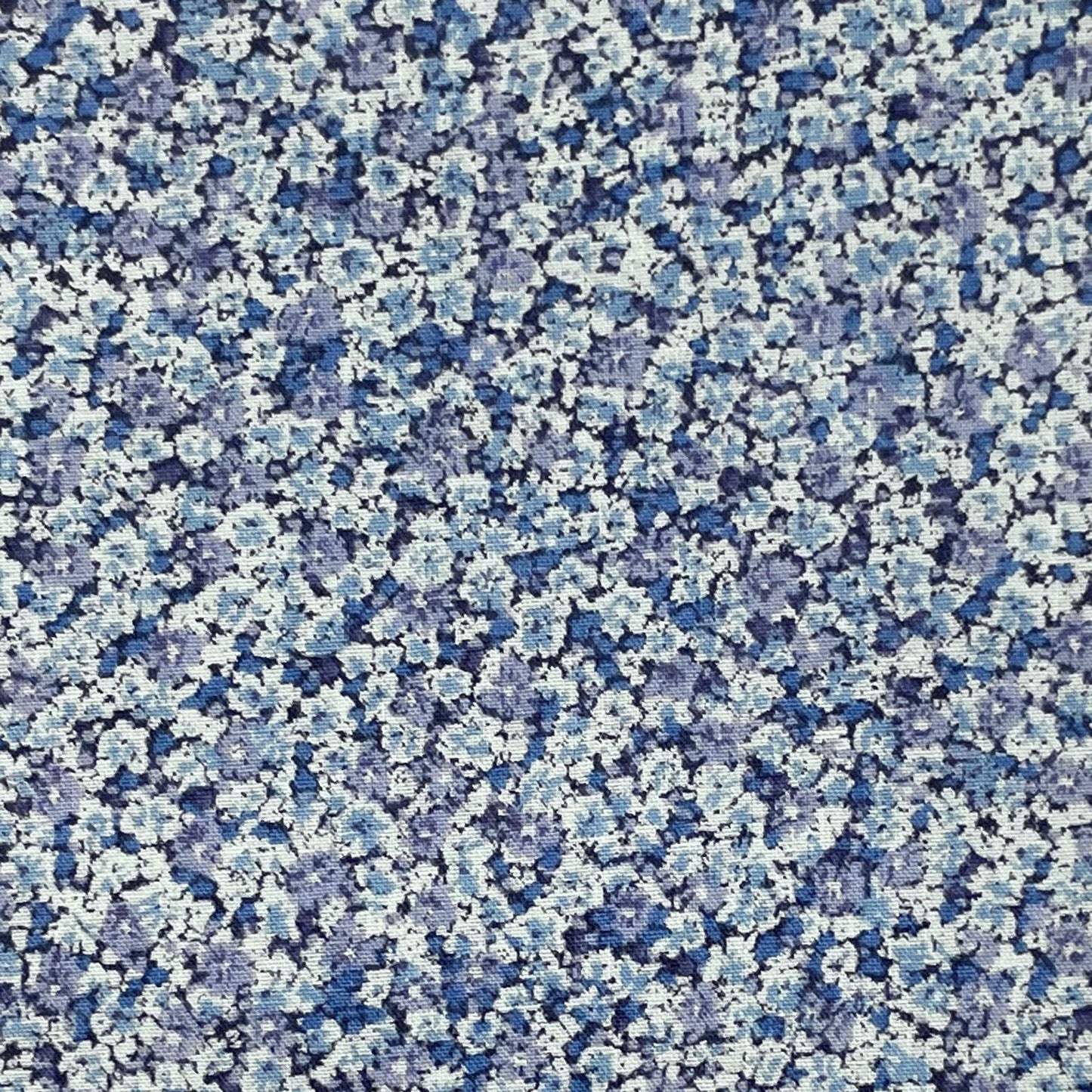Sevenberry-Tiny Cluster Floral Blue on Cotton Lawn-fabric-gather here online