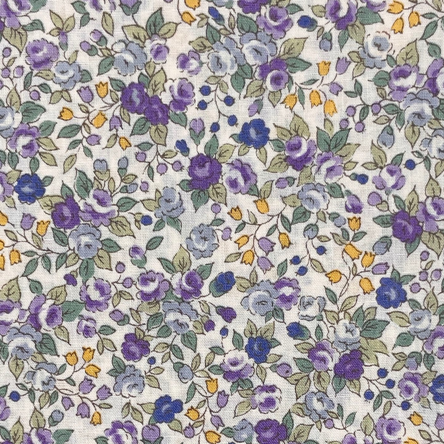 Sevenberry-Vine Blossoms Purple on Cotton Lawn-fabric-gather here online