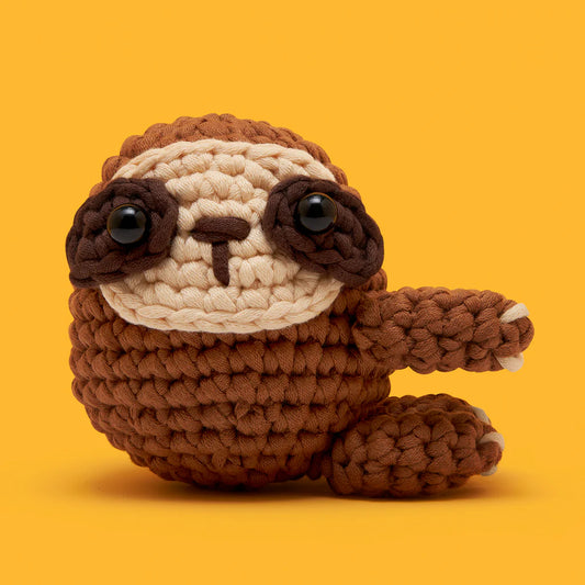 The Woobles-Sam the Sloth Crochet Kit-knitting / crochet kit-gather here online