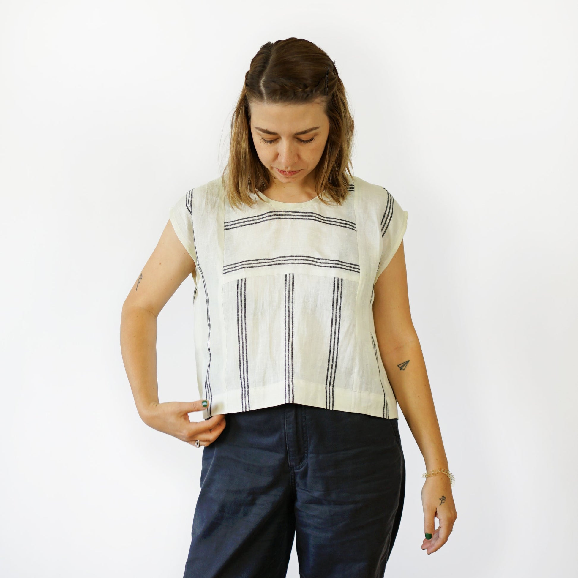 Matchy Matchy Sewing Club-Skipper Top & Dress Pattern - PDF DOWNLOAD-sewing pattern-gather here online