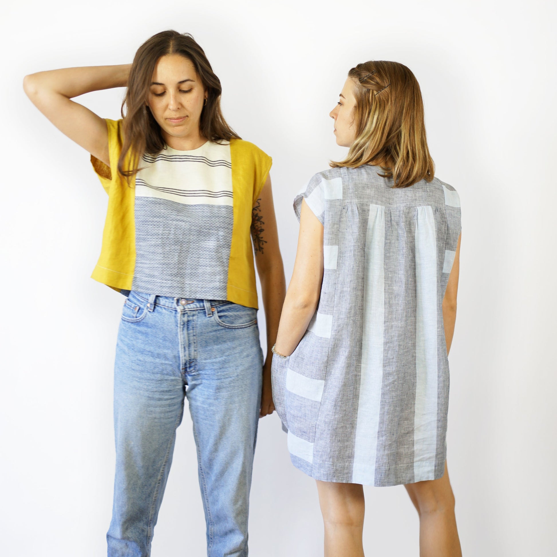 Matchy Matchy Sewing Club-Skipper Top & Dress Pattern - PDF DOWNLOAD-sewing pattern-gather here online