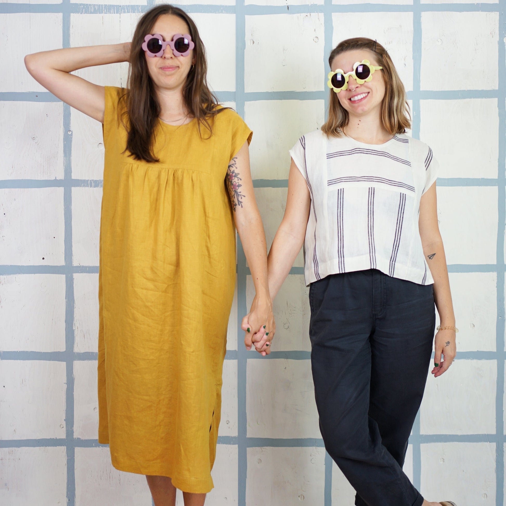 Matchy Matchy Sewing Club-Skipper Top & Dress Pattern - PDF DOWNLOAD-sewing pattern-gather here online