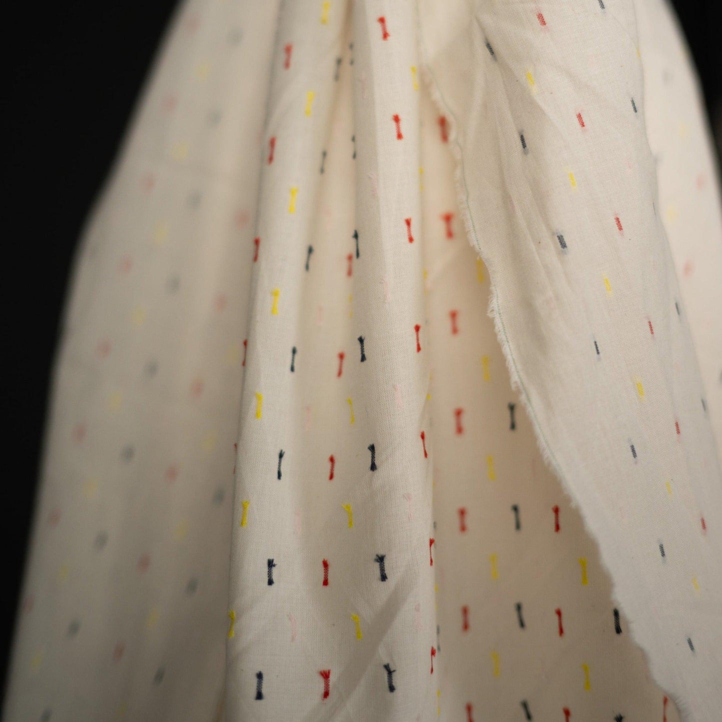 Merchant & Mills-Sprinkles Dobby Indian Cotton-fabric-gather here online