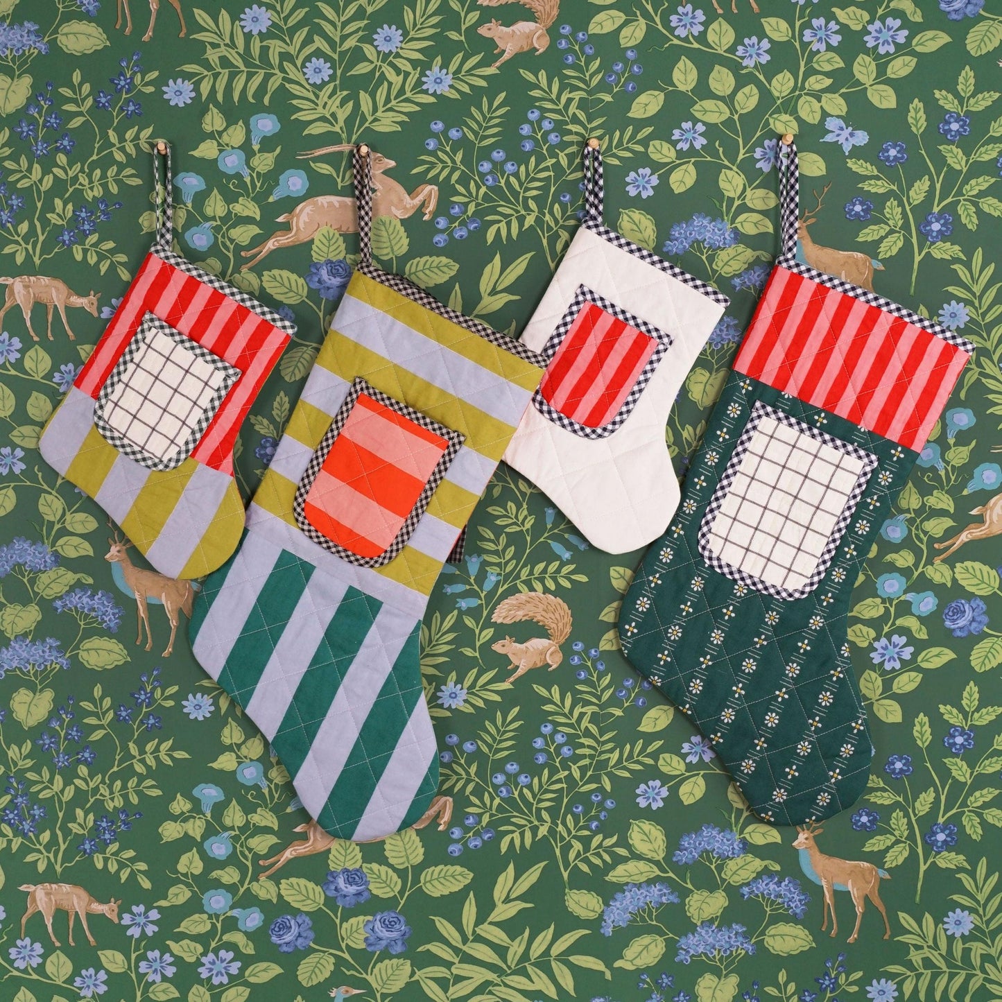 Matchy Matchy Sewing Club-Quilted Pocket Stocking Pattern - PDF DOWNLOAD-sewing pattern-gather here online