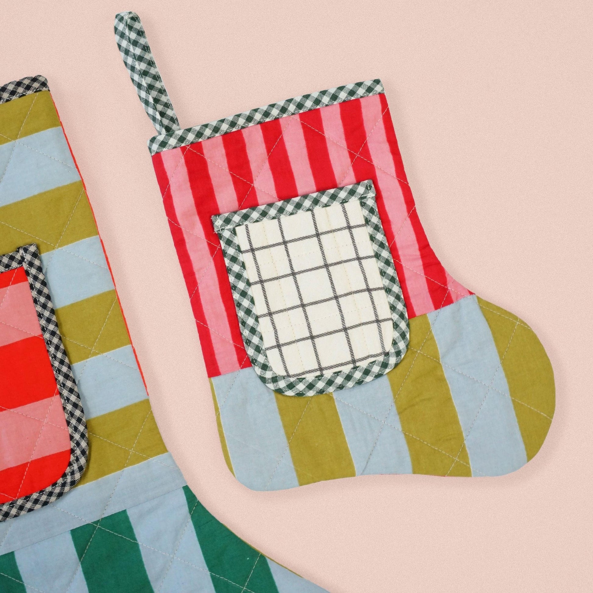Matchy Matchy Sewing Club-Quilted Pocket Stocking Pattern - PDF DOWNLOAD-sewing pattern-gather here online