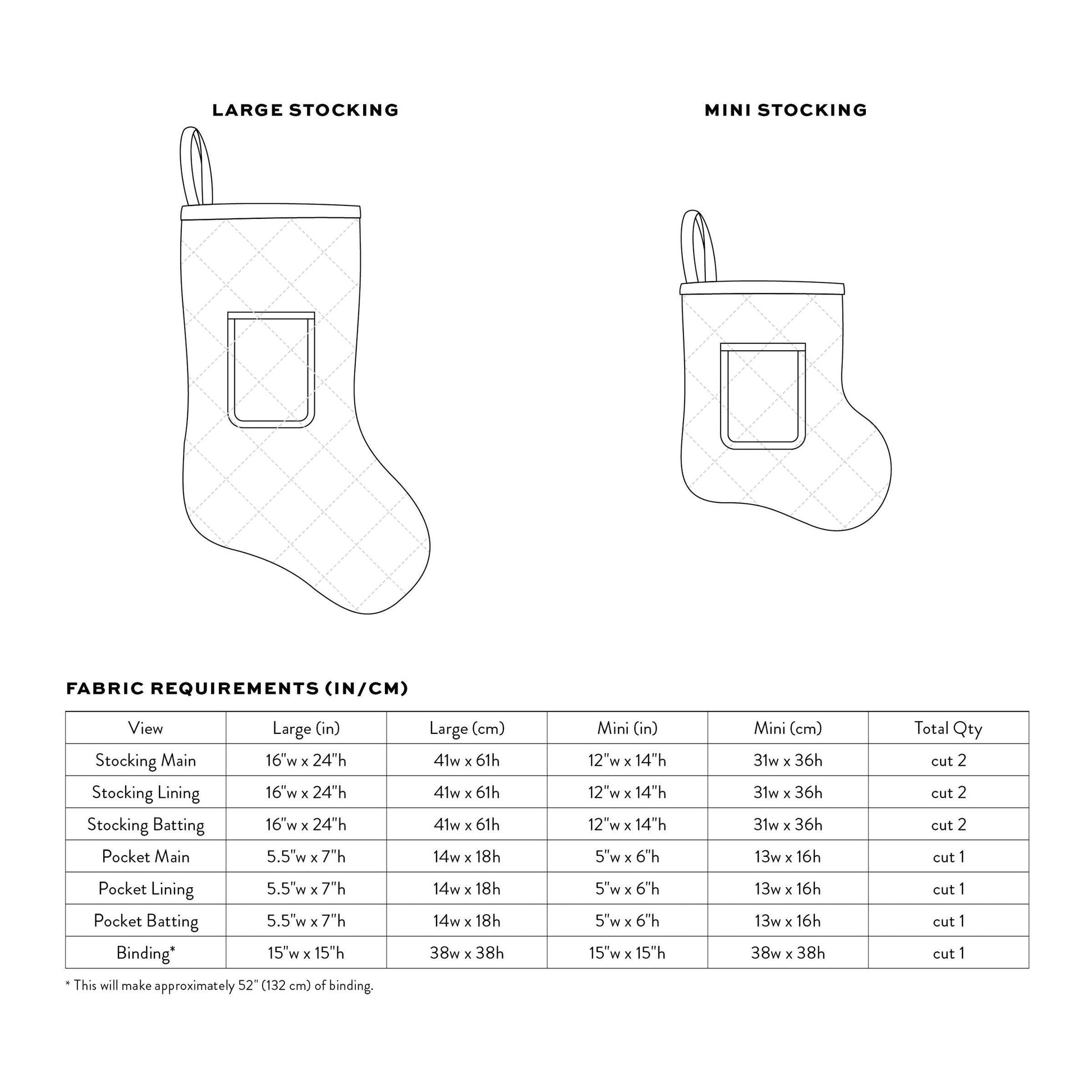 Matchy Matchy Sewing Club-Quilted Pocket Stocking Pattern - PDF DOWNLOAD-sewing pattern-gather here online