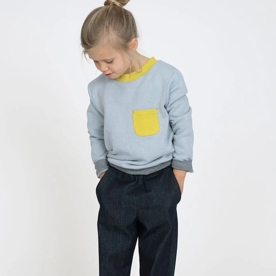 Assembly Line-Classic Sweatshirt Pattern (MINI-3XL)-sewing pattern-gather here online