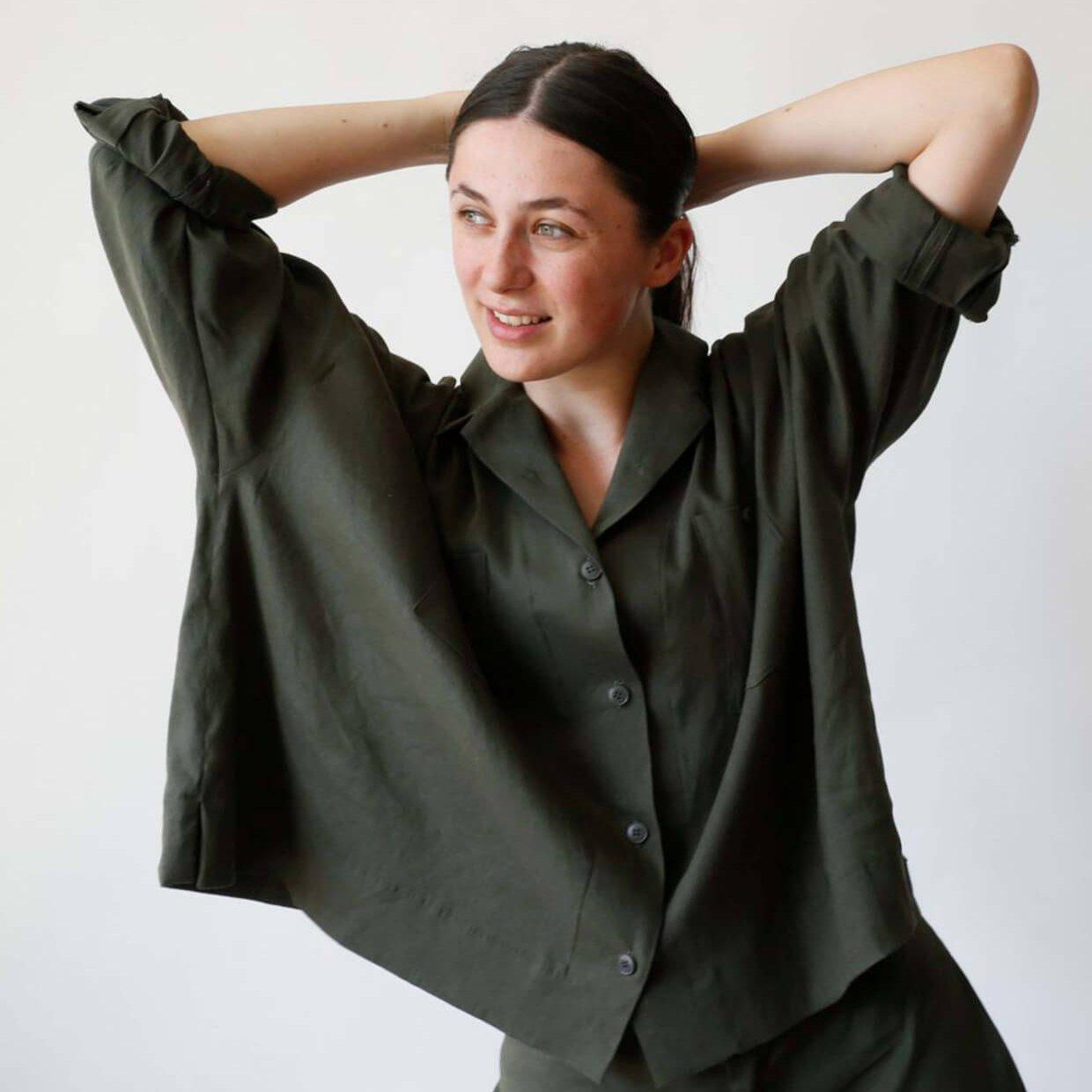 The Maker's Atelier-The Lounge Shirt Pattern - PDF DOWNLOAD-sewing pattern-gather here online