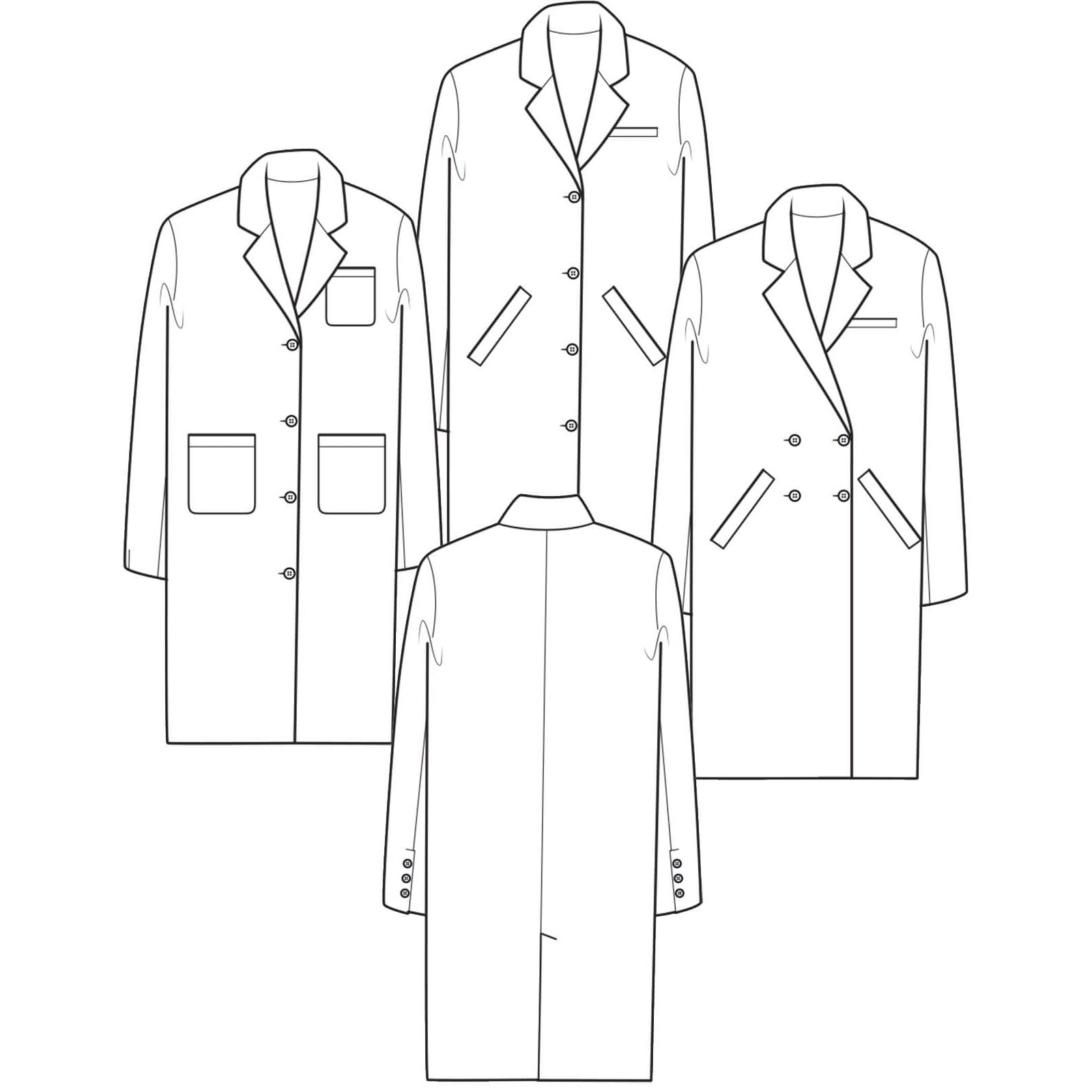 The Maker's Atelier-The Classic Coat Pattern - PDF DOWNLOAD-sewing pattern-gather here online