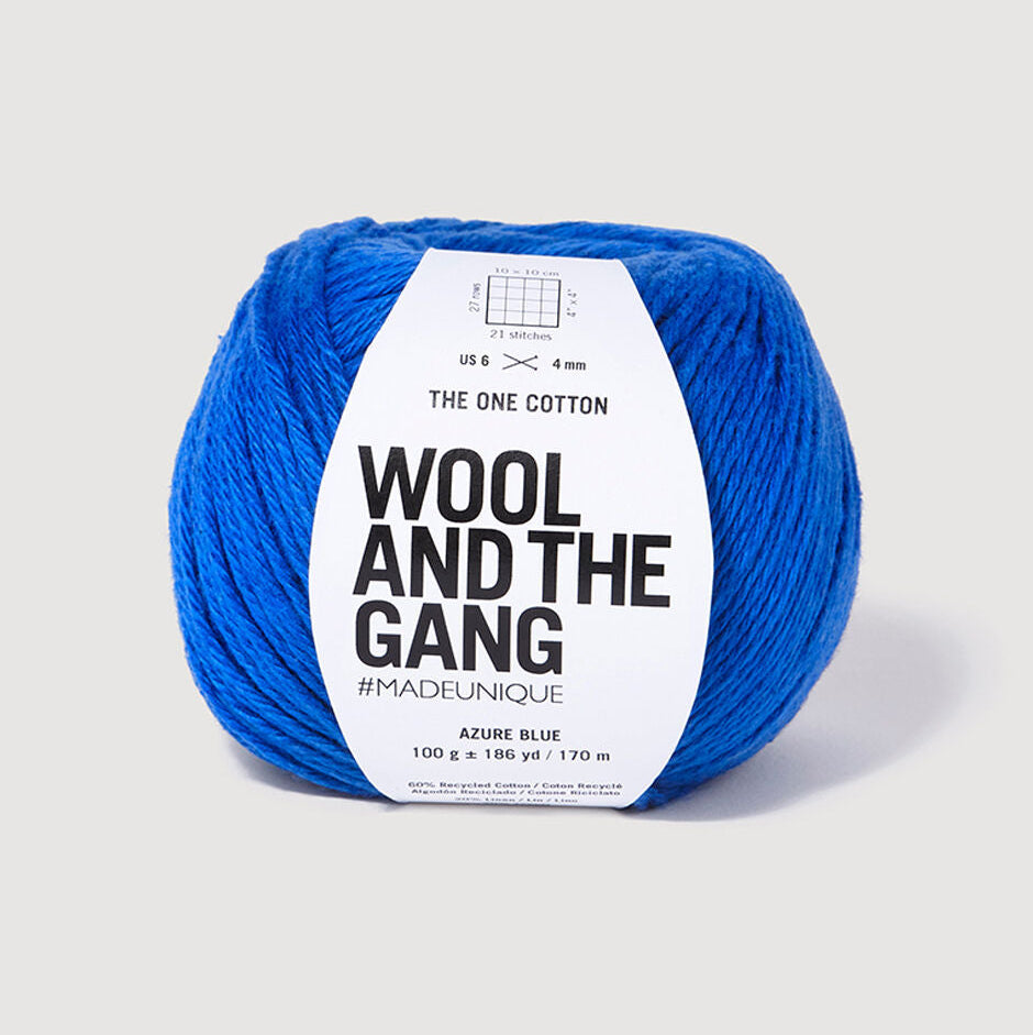 Wool and the Gang-The One Cotton-yarn-Azure Blue-gather here online