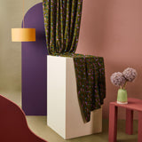 Atelier Brunette-Java Ivy Green Viscose-fabric-gather here online