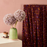 Atelier Brunette-Java Rust Viscose-fabric-gather here online