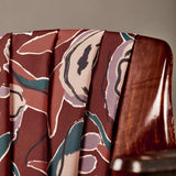 Atelier Brunette-Peony Rust on Viscose-fabric-gather here online