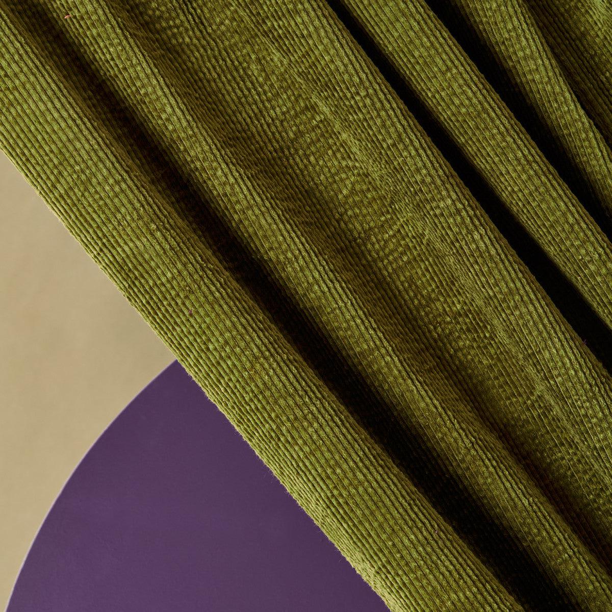 Atelier Brunette-Bubble Velvet-fabric-Ivy Green-gather here online